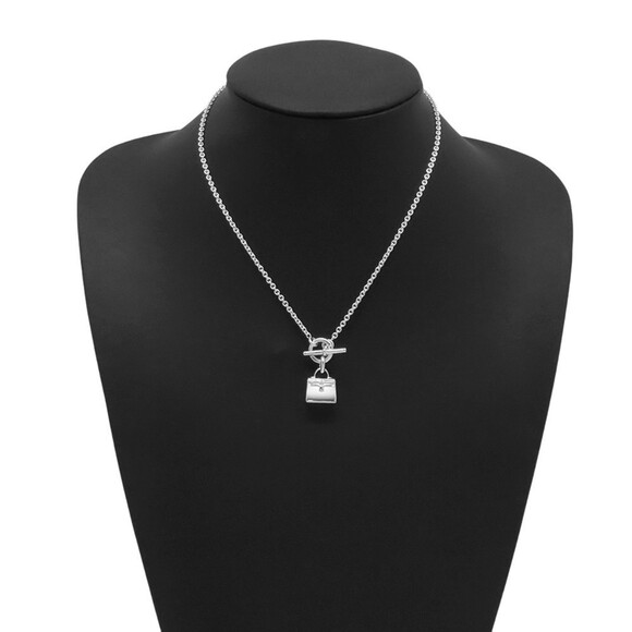 HERMES Silver Necklace - Picture 4 of 8